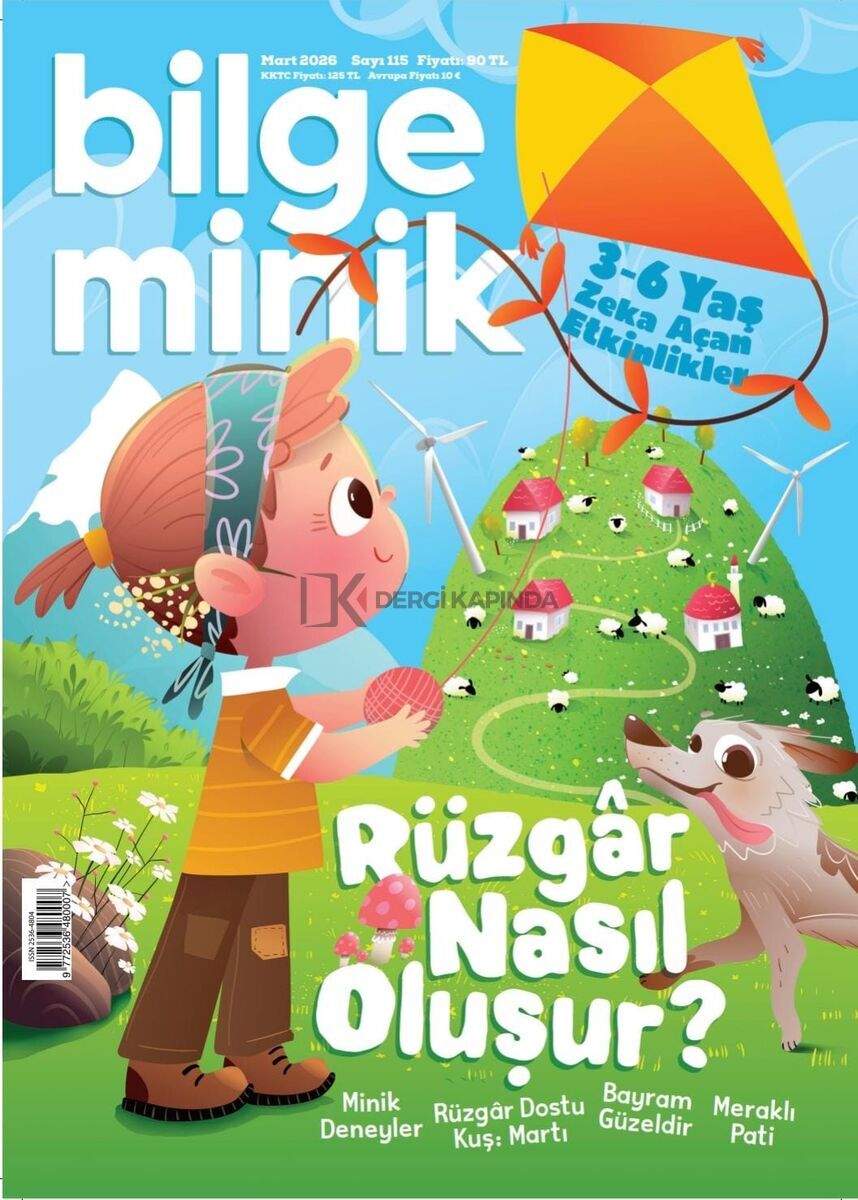 Bilge Minik Dergi Mart 2026 (3-6 yaş)