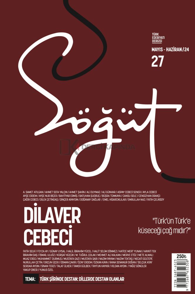 Söğüt Dergi 27.Sayı Mayıs-Haziran 2024