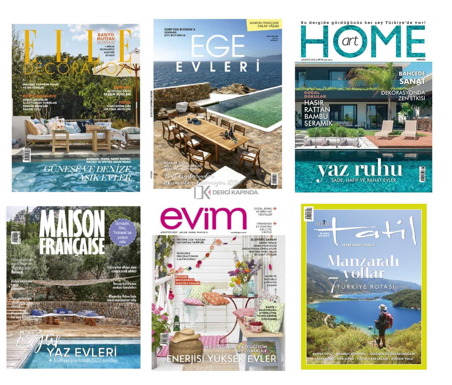 Yaz Dekorasyonu 6'lı Bundle