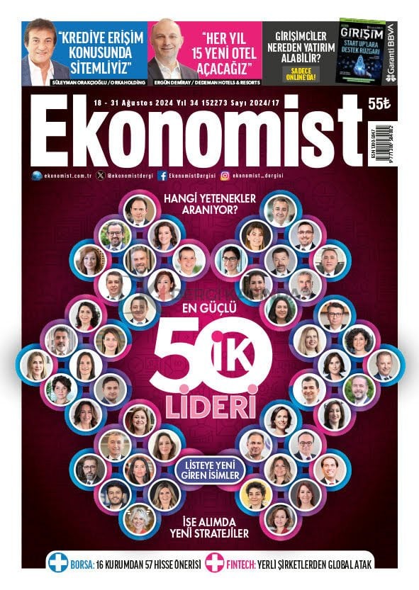 Ekonomist Dergi 18 Ağustos - 31 Ağustos 2024
