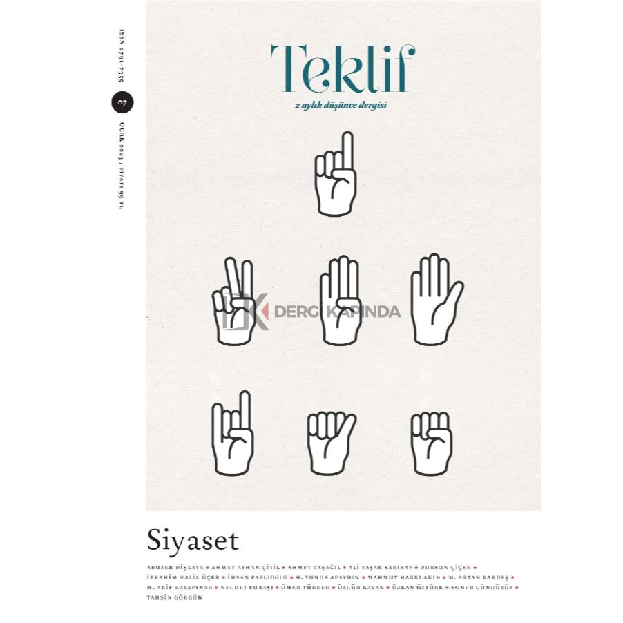 Teklif 7.Sayı Ocak 2023