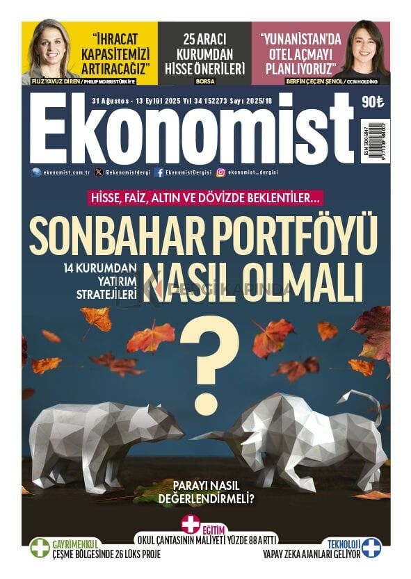 Ekonomist Dergi 31 Ağustos - 13 Eylül 2025