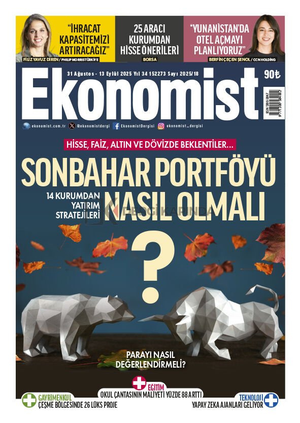 Ekonomist Dergi 31 Ağustos - 13 Eylül 2025