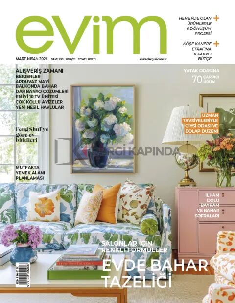 Evim Dergi Mart-Nisan 2025