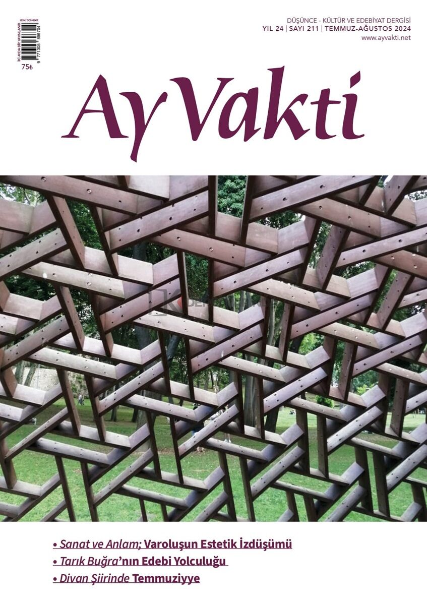 Ay Vakti Dergi 211.Sayı Temmuz-Ağustos 2024