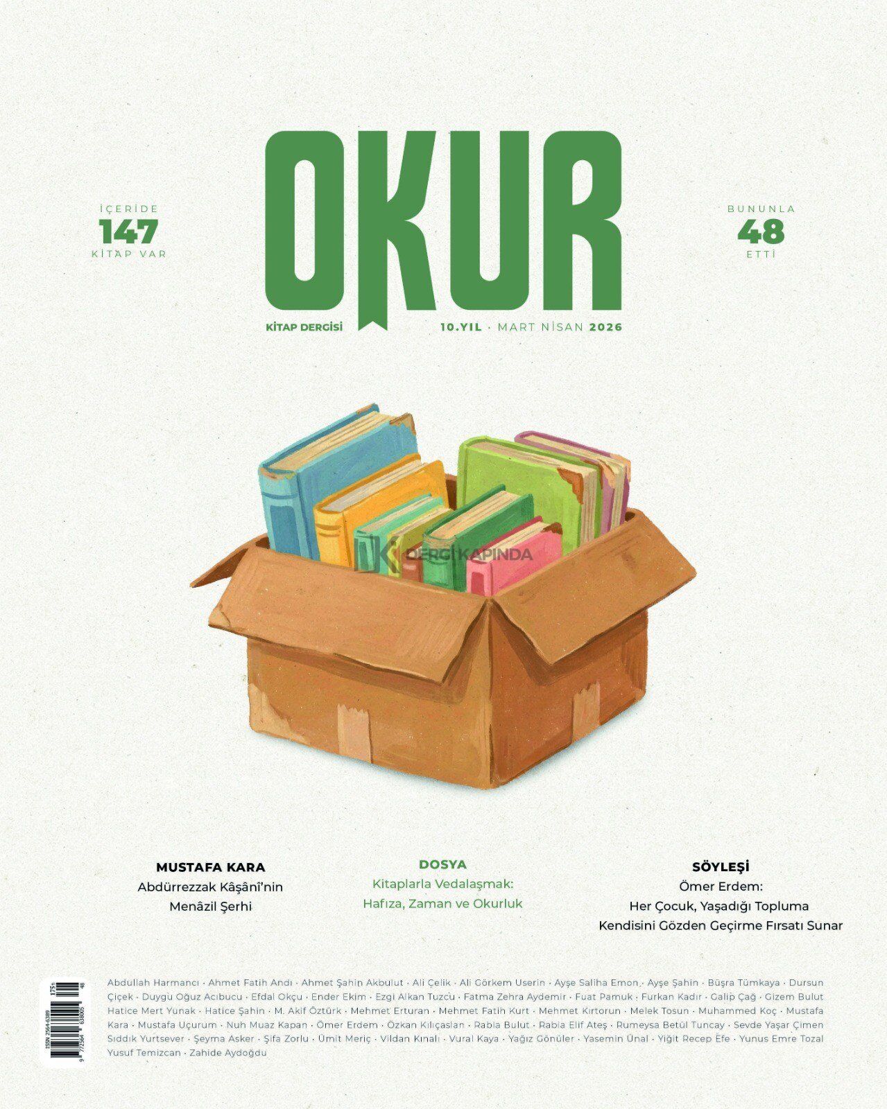 Okur Kitap Dergisi 48.Sayı Mart-Nisan 2026