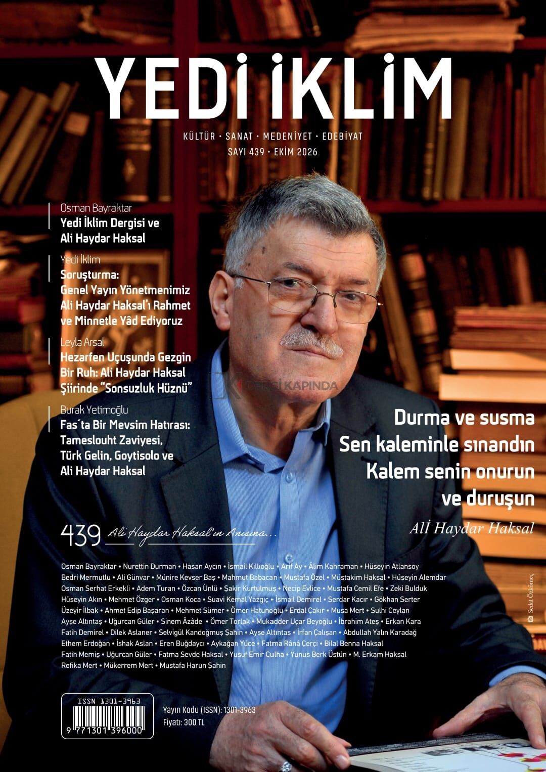 Yedi İklim Dergi 439.Sayı Ekim 2026