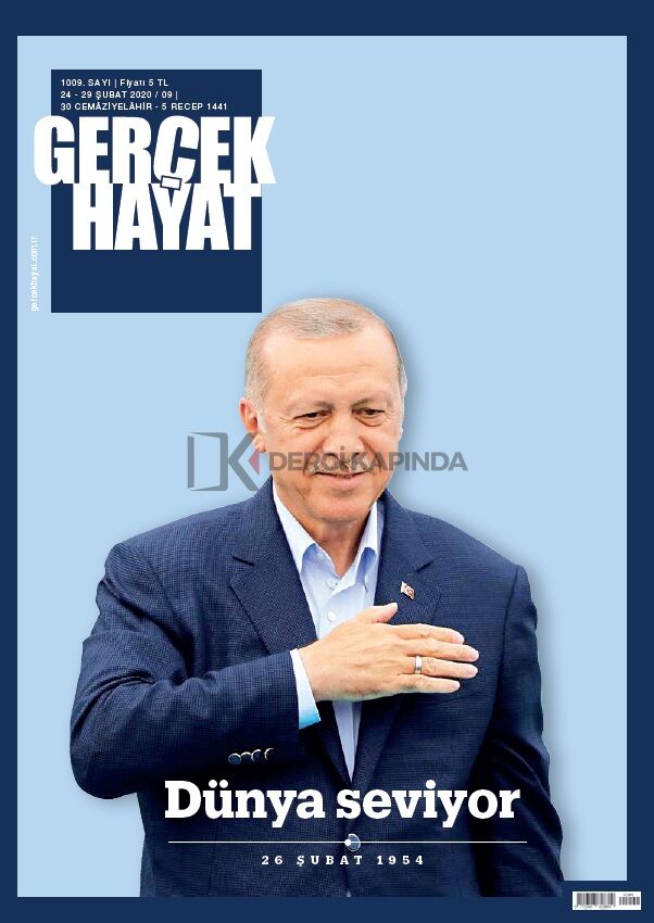 Gerçek Hayat Dergi 1009.Sayı 24-29 Şubat 2020