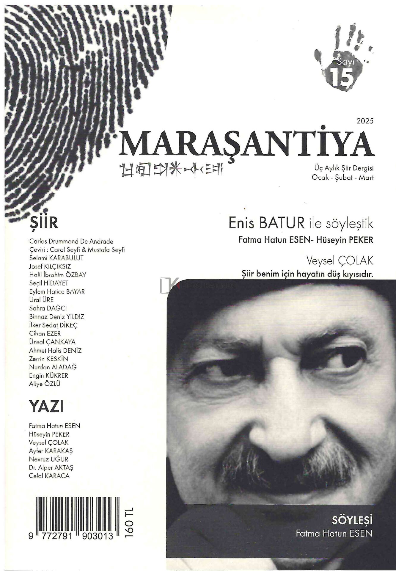 Maraşantiya Dergi 15. Sayı Ocak-Şubat-Mart 2025