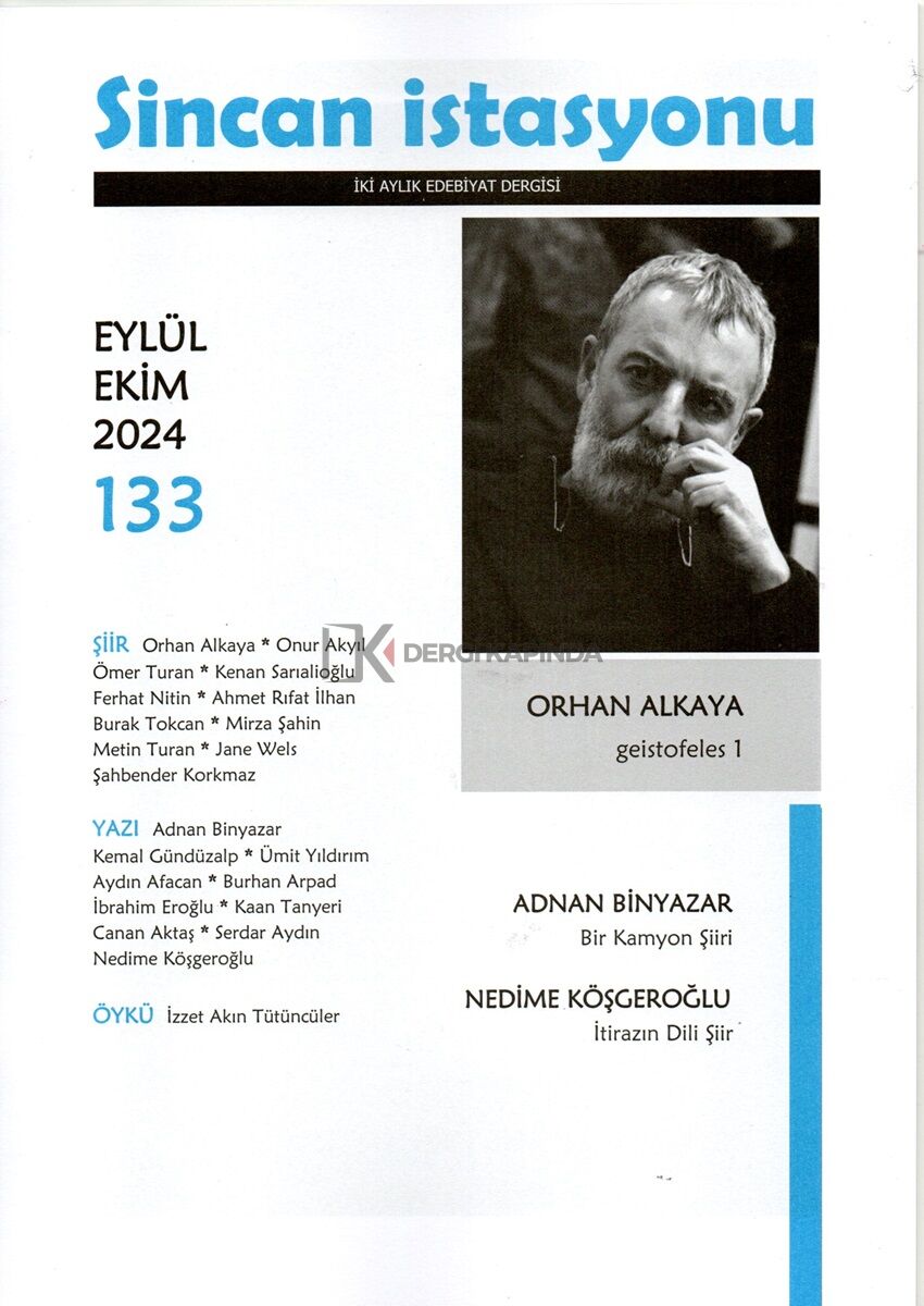 Sincan İstasyonu Dergi 133.Sayı Eylül-Ekim 2024