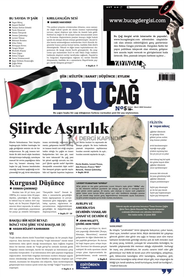 Bu Çağ Dergi 5.Sayı Şubat-Mart 2025