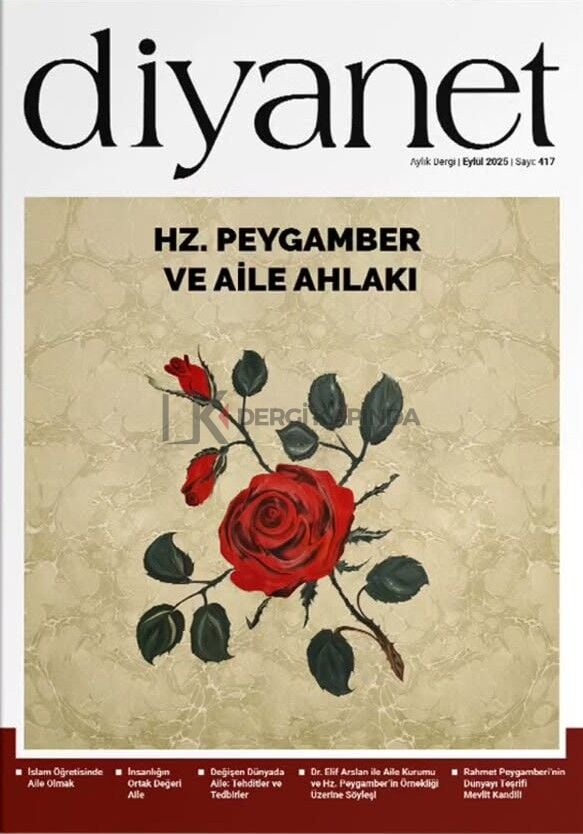 Diyanet Aylık Dergi 417.Sayı Eylül 2025
