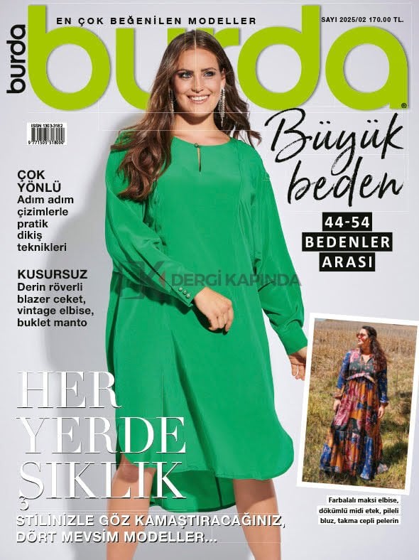 Burda Dergi Büyük Beden 2025/02
