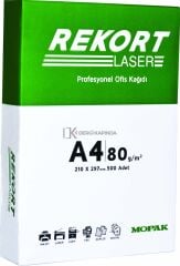Mopak Rekort A4 80 G Fotokopi Kağıdı 5 Paket 1 Koli