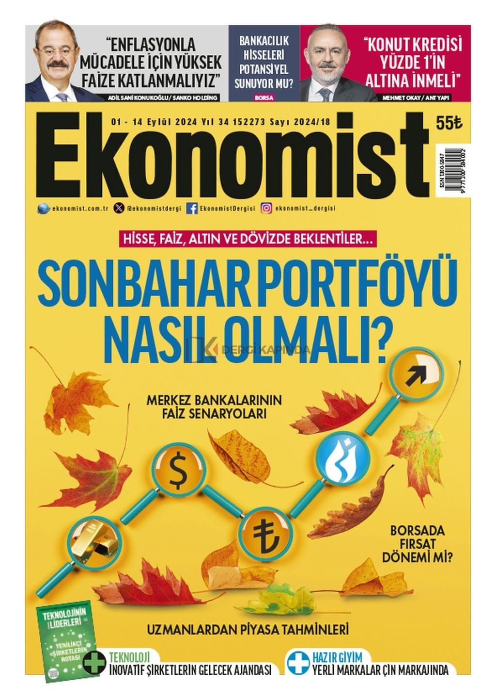 Ekonomist Dergi 1 Eylül - 14 Eylül 2024