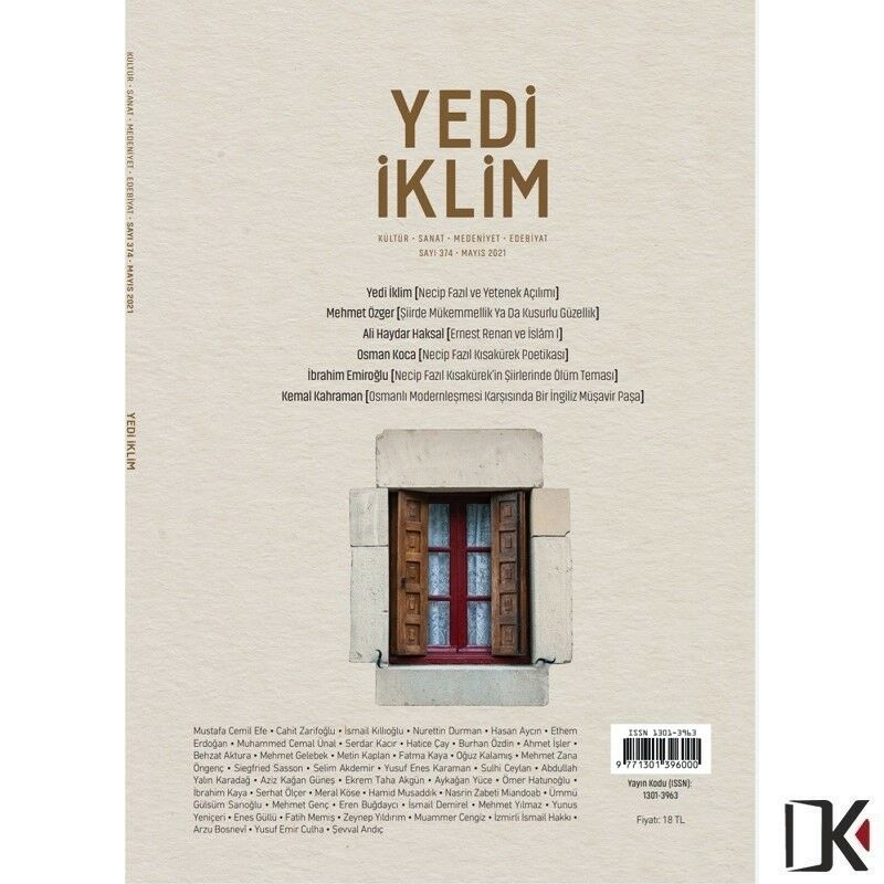 Yedi İklim 374.Sayı Mayıs 2021
