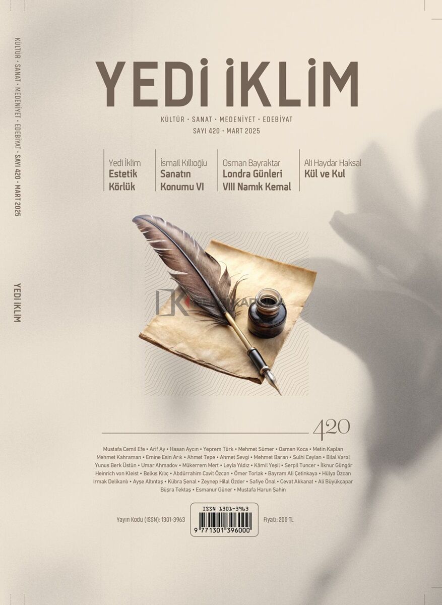 Yedi İklim Dergi 420.Sayı Mart 2025