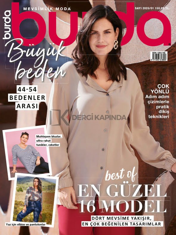 Burda Dergi Büyük Beden 2025/01