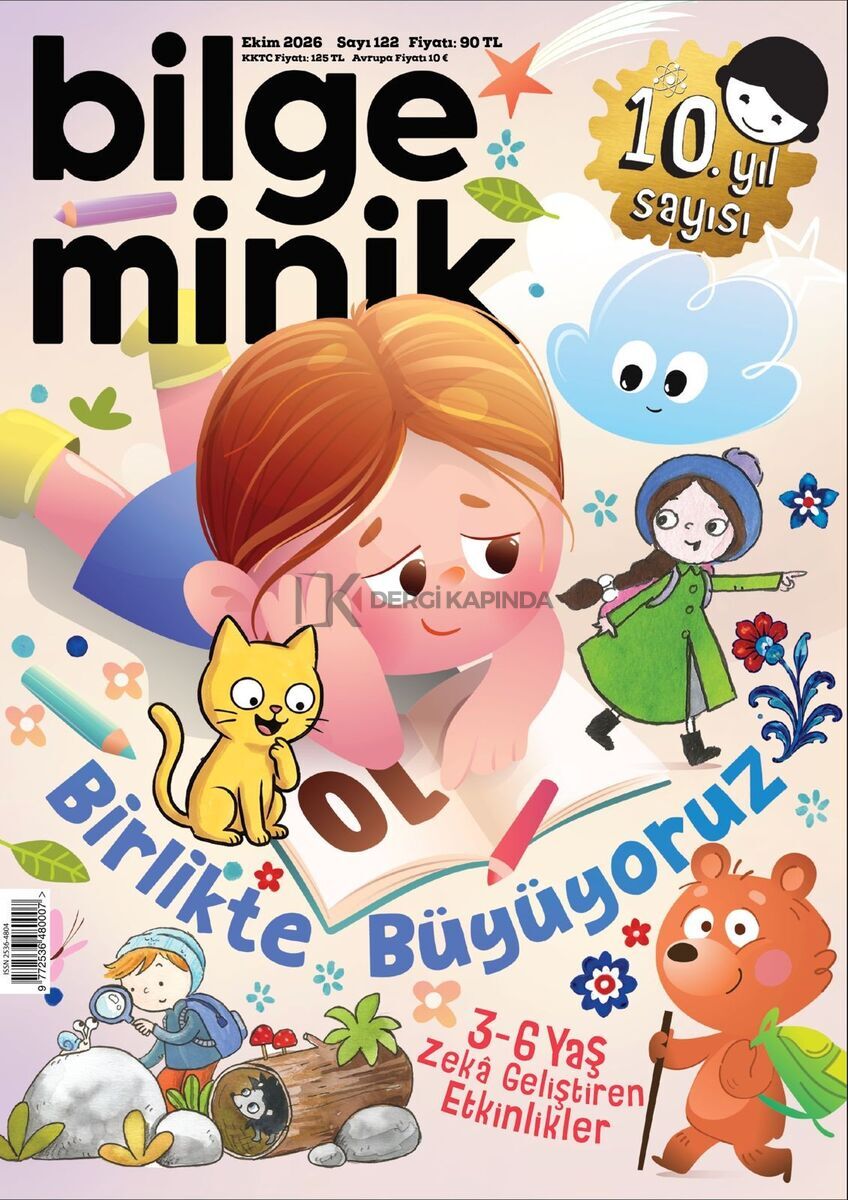 Bilge Minik Dergi Ekim 2026 (3-6 yaş)