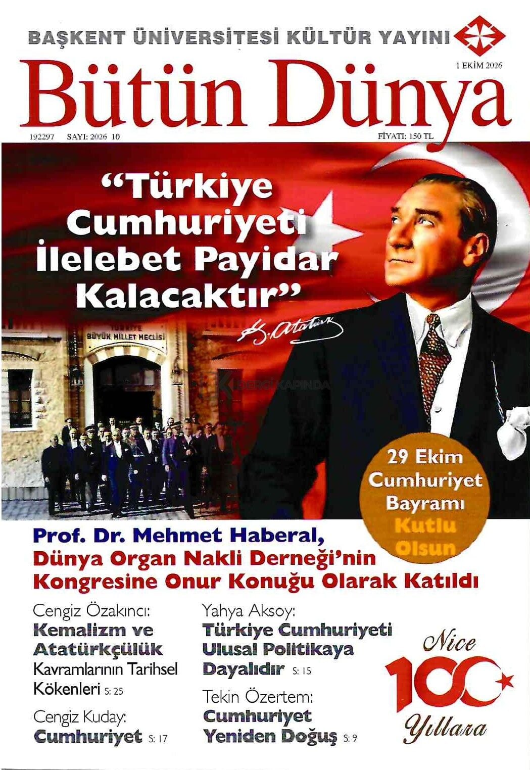 Bütün Dünya Dergi Ekim 2026
