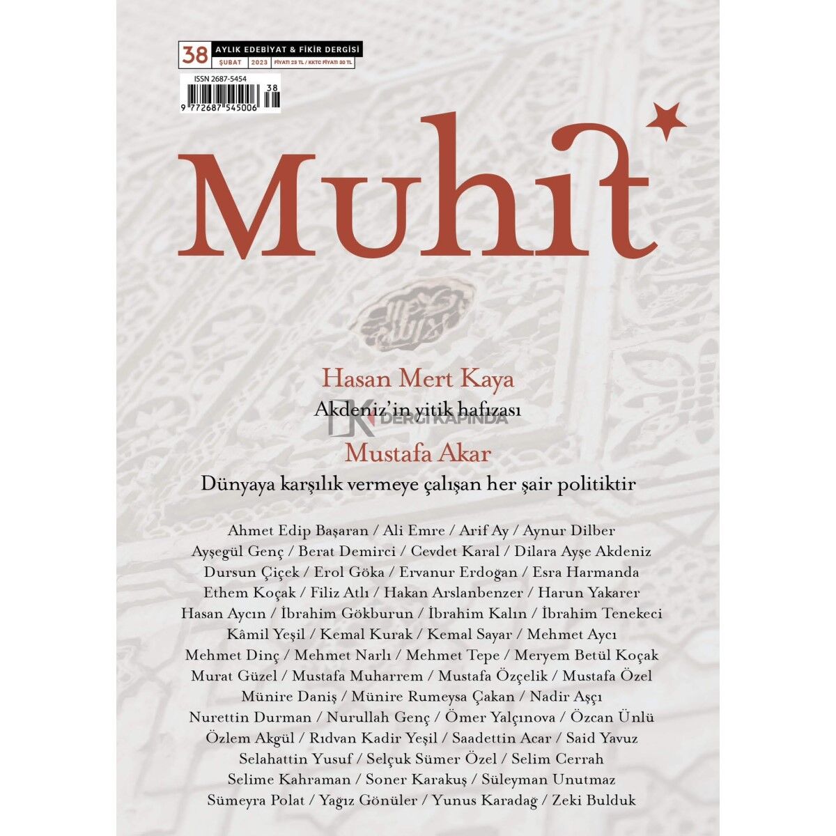 Muhit 38.Sayı Şubat 2023