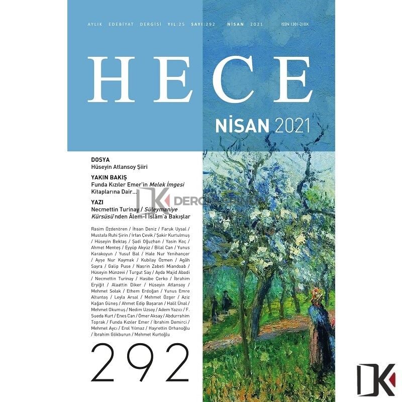 Hece 292.Sayı Nisan 2021