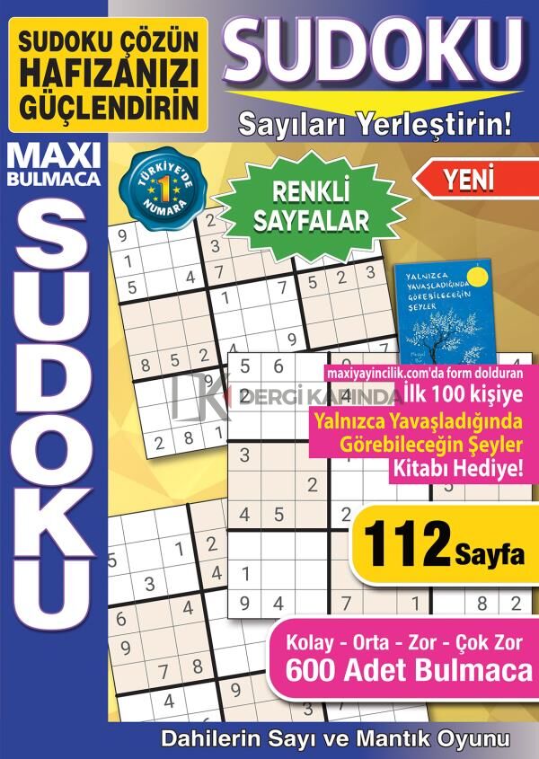Maxi Sudoku Bulmaca 2025/03