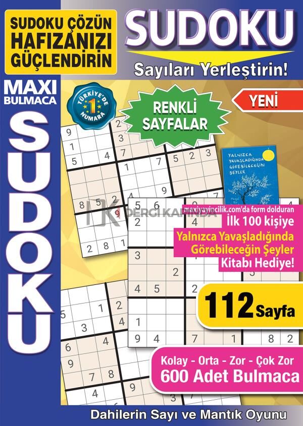 Maxi Sudoku Bulmaca 2025/03