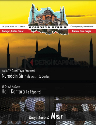Ayasofya Dergi 5.Sayı Şubat 2015