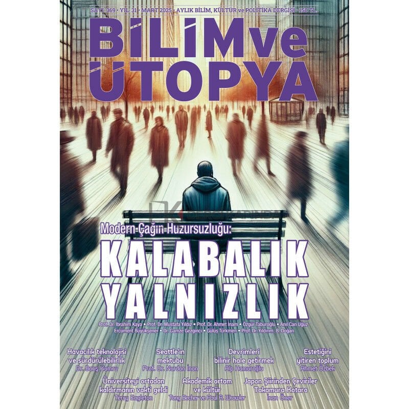 Bilim ve Ütopya Dergi 369.Sayı Mart 2025