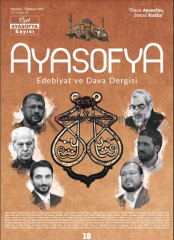 Ayasofya Dergi 18.Sayı Haziran-Temmuz 2017