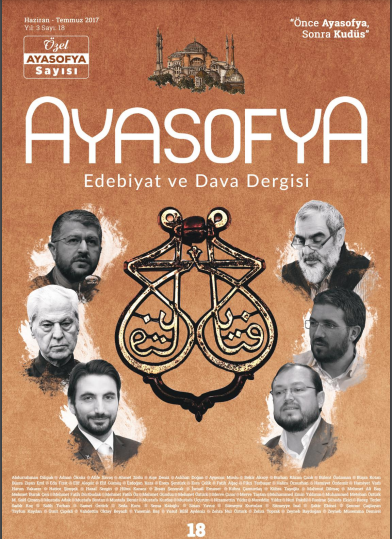Ayasofya Dergi 18.Sayı Haziran-Temmuz 2017