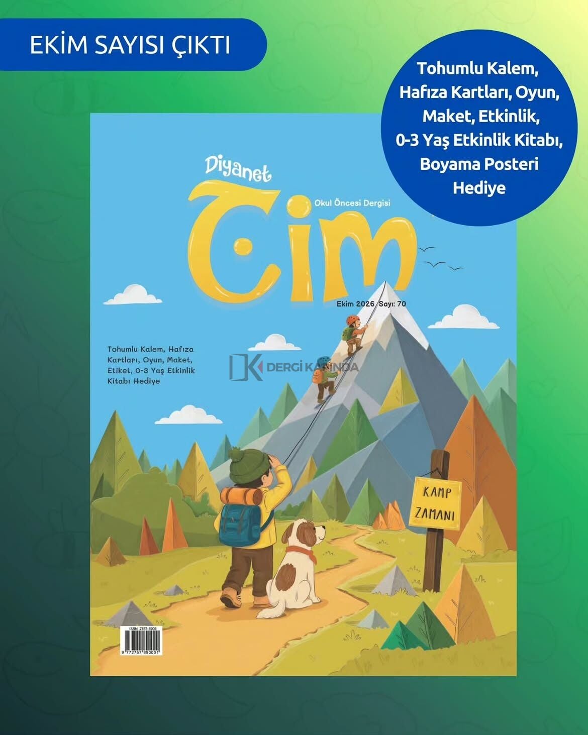 Cim Dergi Ekim 2026 (3-6 Yaş)