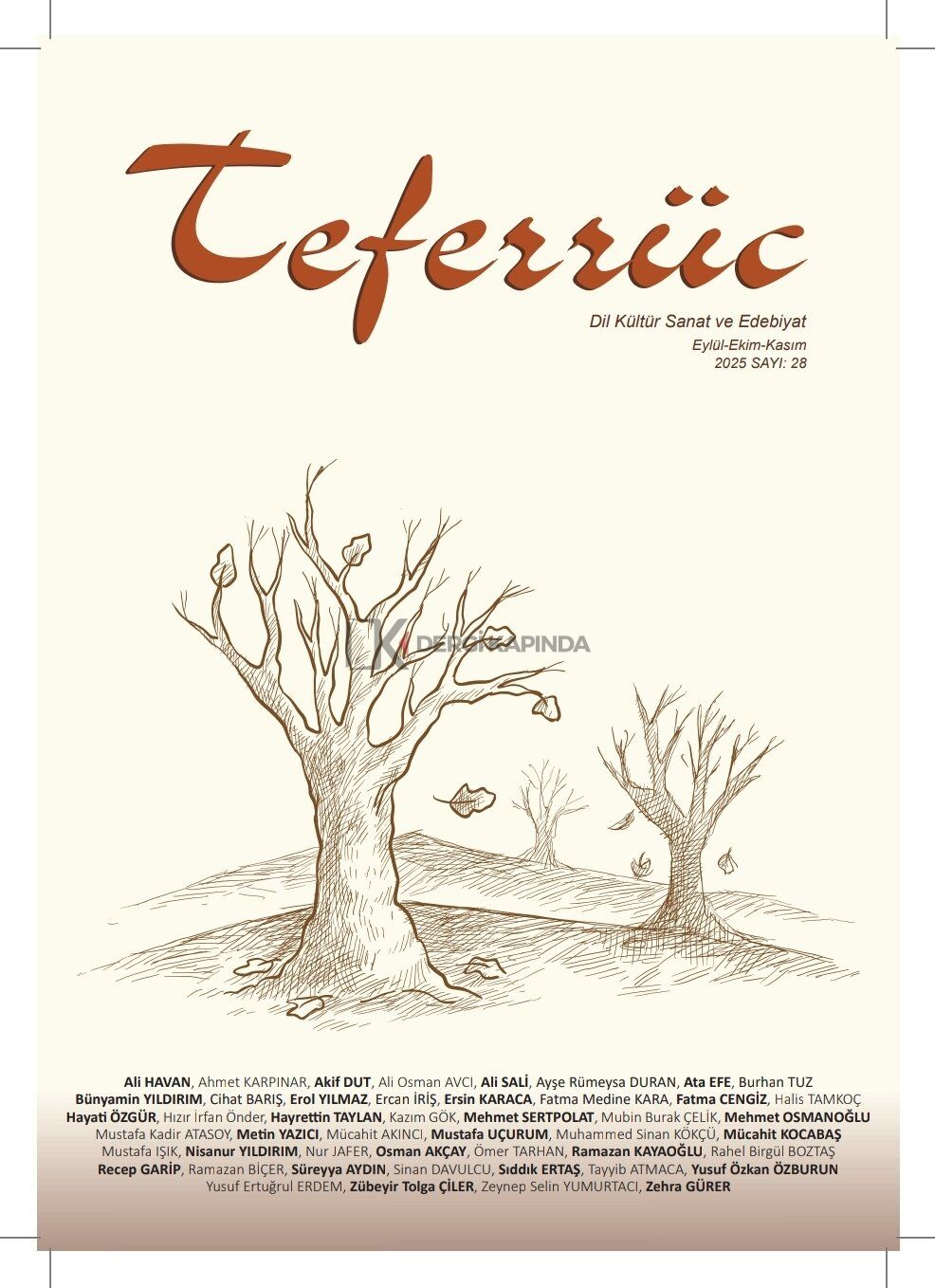 Teferrüc Dergi 28.Sayı Eylül-Ekim-Kasım 2025