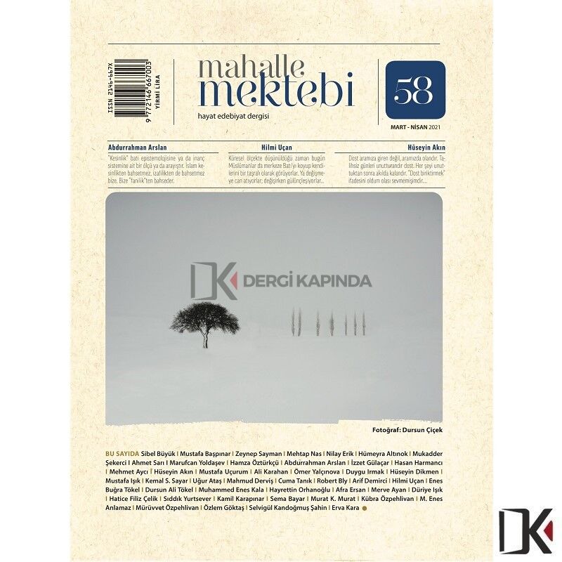 Mahalle Mektebi 58.Sayı Mart-Nisan 2021