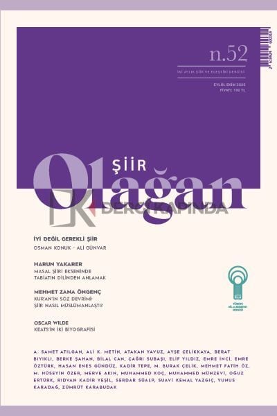 Olağan Şiir Dergi 52.Sayı Eylül-Ekim 2026