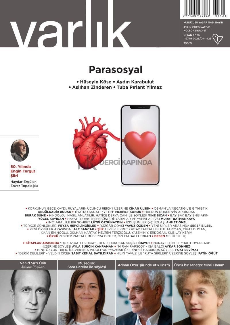 Varlık Dergisi 1423.Sayı Nisan 2026