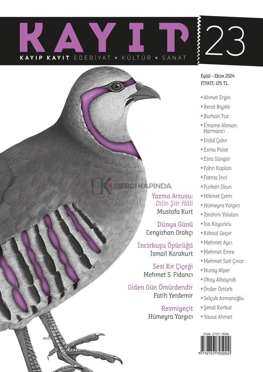 Kayıp Kayıt Dergi 23.Dergi Eylül-Ekim 2024