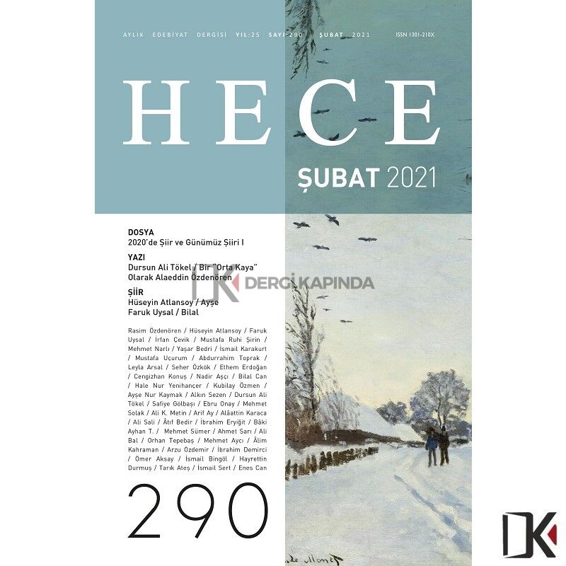Hece 290.Sayı Şubat 2021