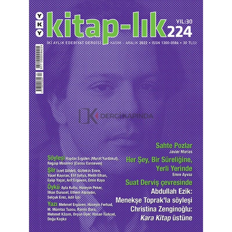 Kitap-lık 224.Sayı Kasım-Aralık 2022