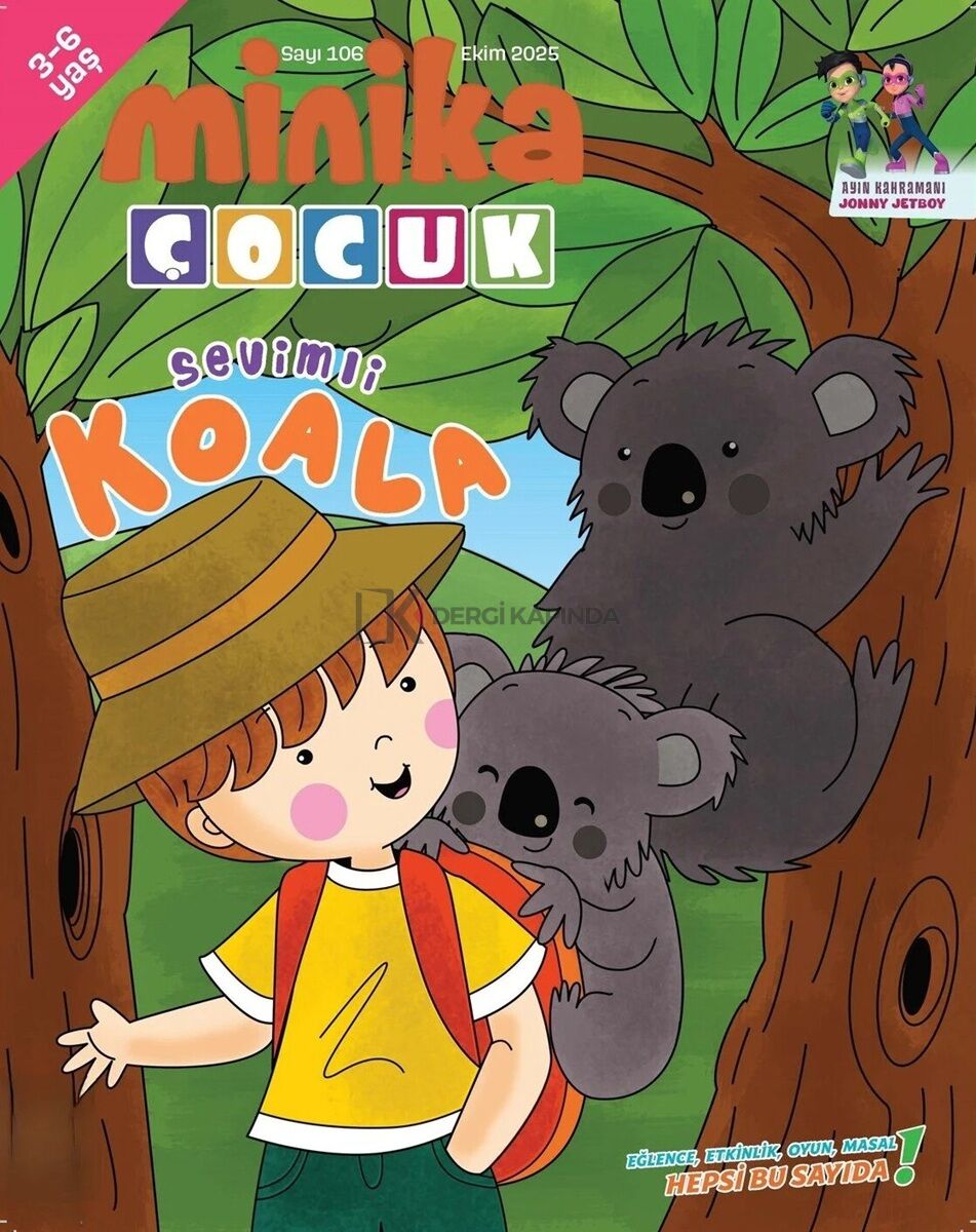 Minika Çocuk Dergi Ekim 2025 (3-6 yaş)