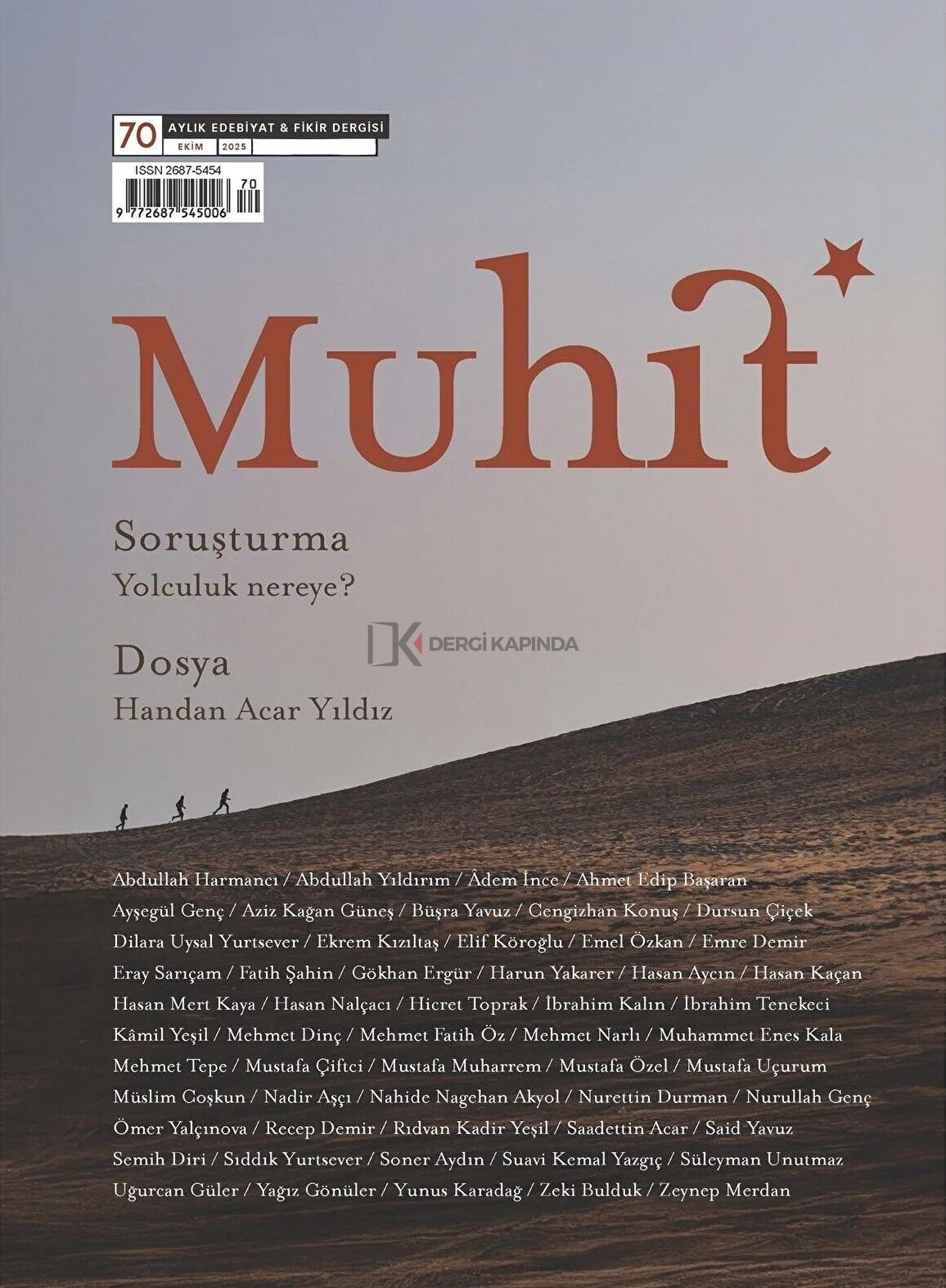 Muhit Dergi 70.Sayı Ekim 2025