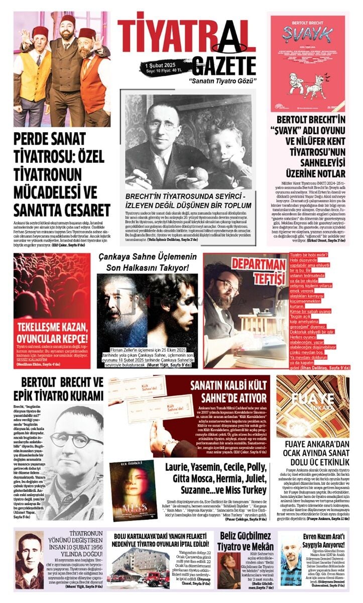 Tiyatral Gazete 10.Sayı Şubat 2025