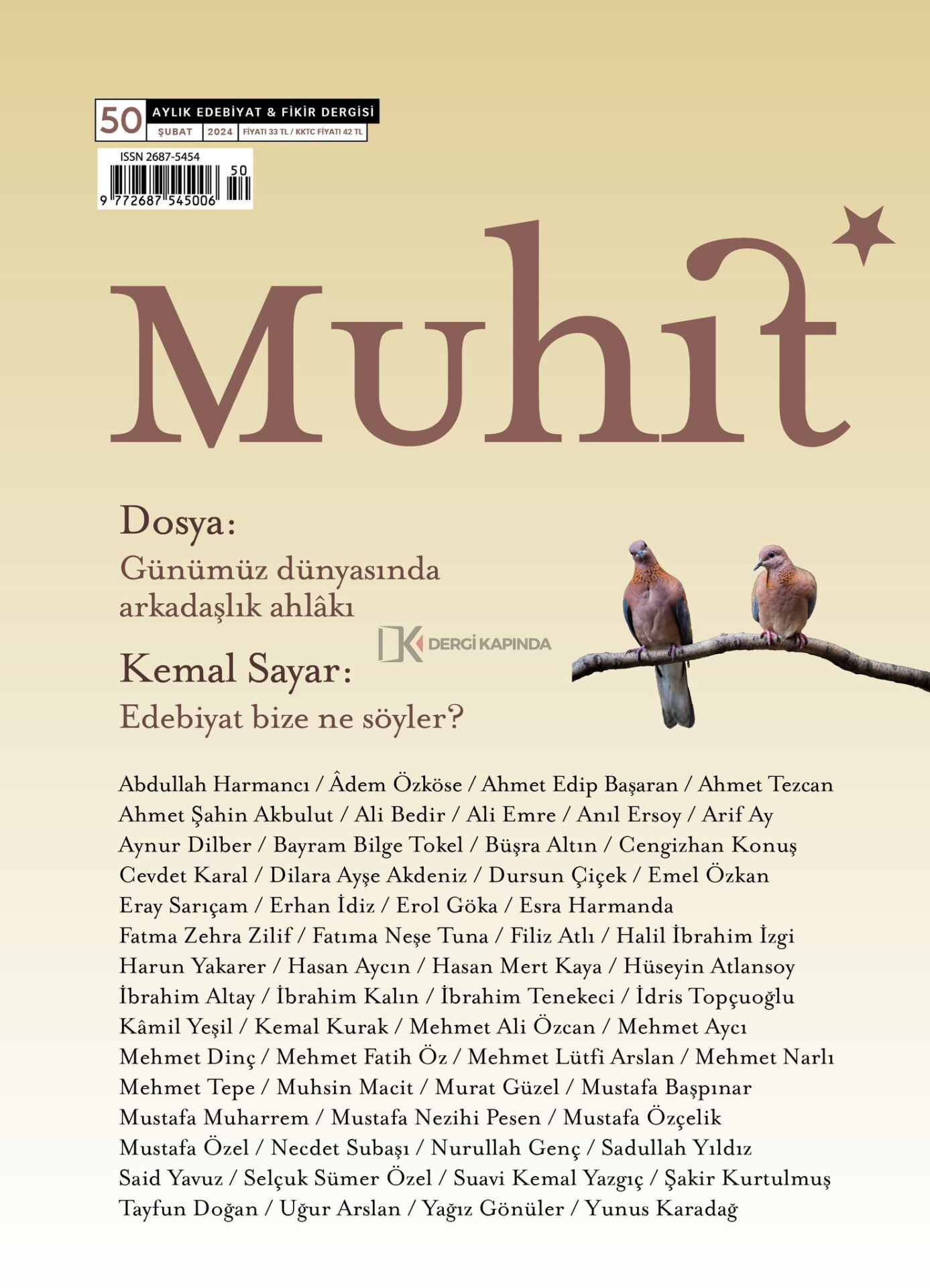 Muhit 50.Sayı Şubat 2024