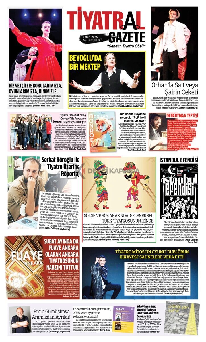 Tiyatral Gazete 11.Sayı Mart 2025