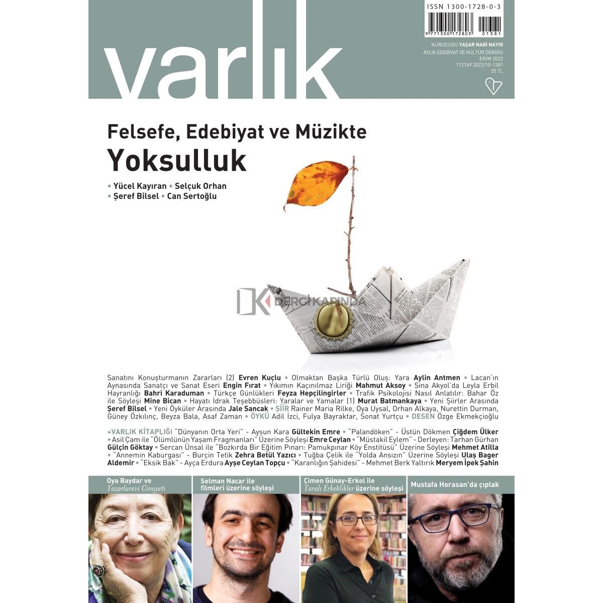 Varlık 1381.Sayı Ekim 2022