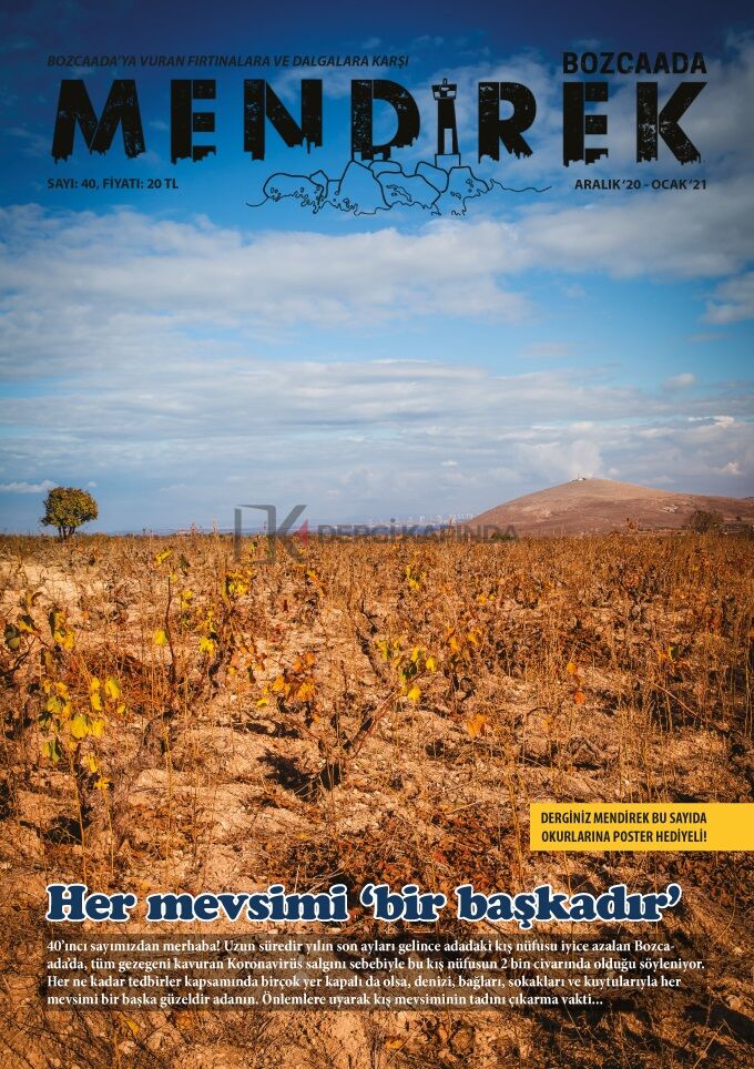 Bozcaada Mendirek 40.Sayı Aralık-2020_Ocak 2021
