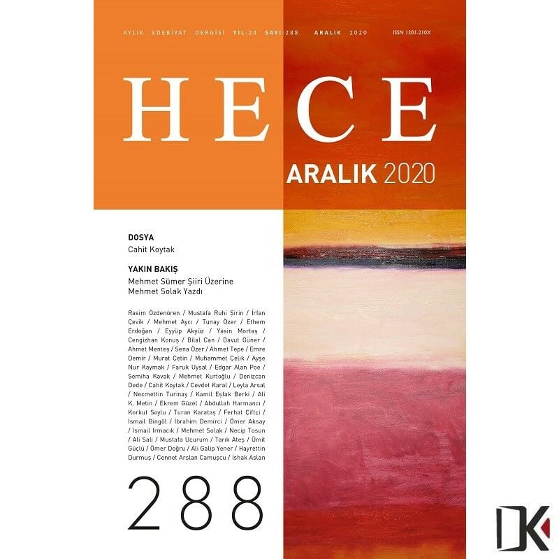 Hece 288.Sayı Aralık 2020
