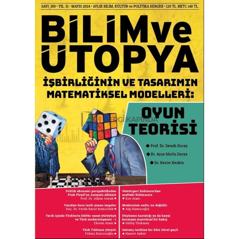 Bilim ve Ütopya Dergi 359.Sayı Mayıs 2024