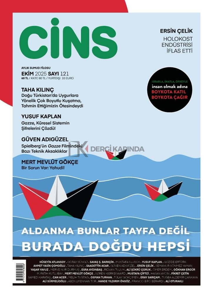 Cins Dergi 121.Sayı Ekim 2025